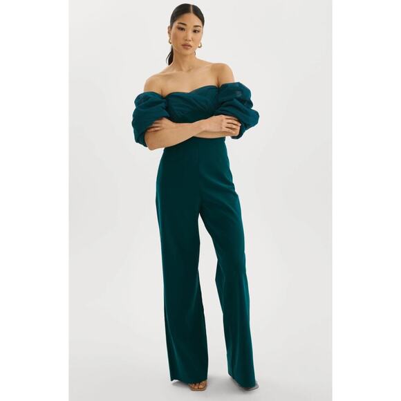 LAMARQUE VLADANAJade Faux Leather Jumpsuit